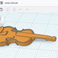 Mô hình đàn Violin in 3D cho nhân vật LEGO cực chất - Thumbnail 2