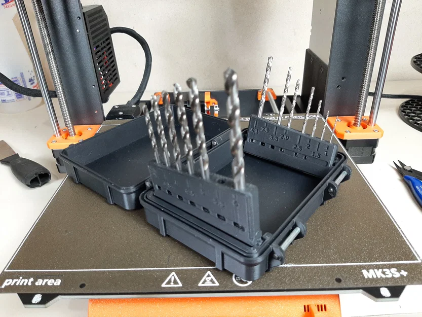 Hộp sắp xếp mũi khoan (Drill Organizer Box) - Image 8