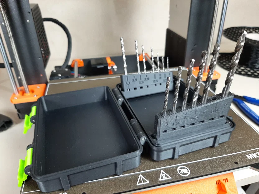 Hộp sắp xếp mũi khoan (Drill Organizer Box) - Image 9