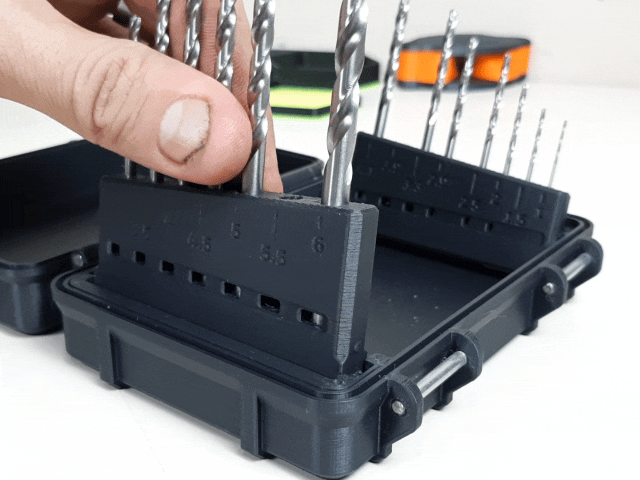 Hộp sắp xếp mũi khoan (Drill Organizer Box) - Thumbnail 12