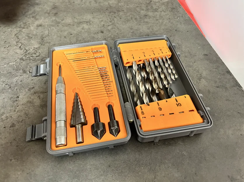 Hộp đựng mũi khoan Rugged Drill Organiser 0.5–10.5 mm - Image 2
