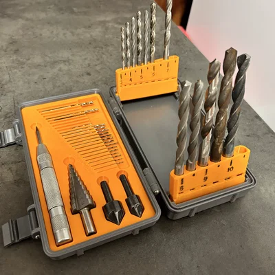 Hộp đựng mũi khoan Rugged Drill Organiser 0.5–10.5 mm