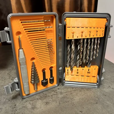 Hộp đựng mũi khoan Rugged Drill Organiser 0.5–10.5 mm