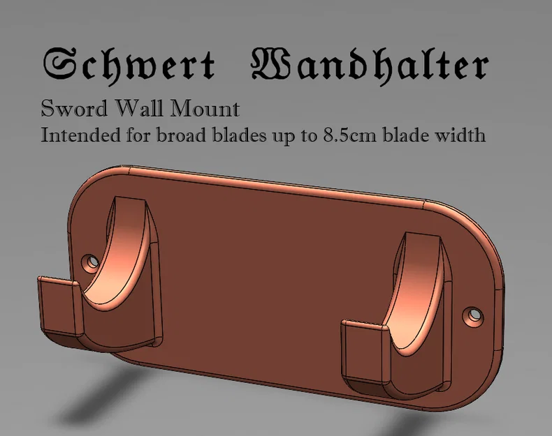 Giá treo kiếm tường (Sword Wall Mount / Schwert Wandhalter) - Image 1