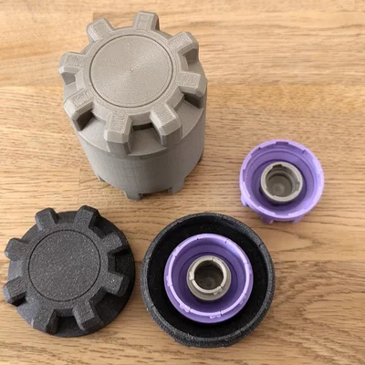 Hộp trụ kiểu vault khóa vặn xoay (twist lock)