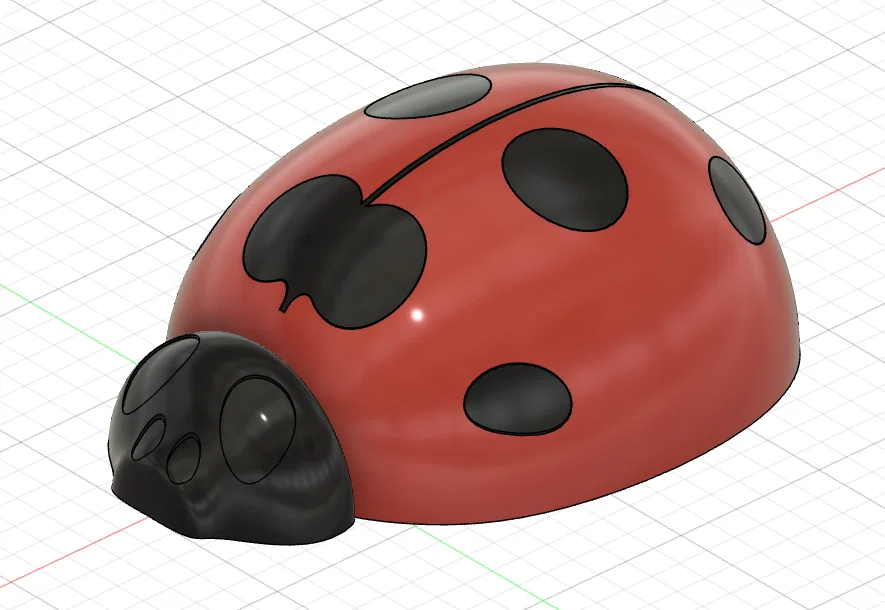 Mô hình bọ rùa hai màu (Lady Bug) in 3D cực dễ thương - Image 2