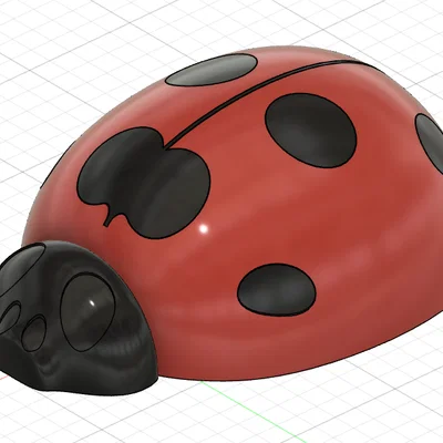 Mô hình bọ rùa hai màu (Lady Bug) in 3D cực dễ thương