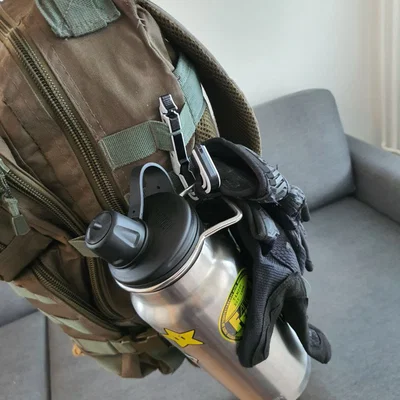 QuickLoc Carabiner & Hook System V2 (print-in-place + MOLLE compatible)
