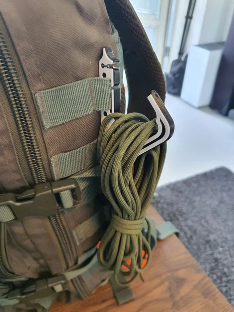 QuickLoc Carabiner & Hook System V2 (print-in-place + MOLLE compatible) - Image 6