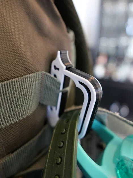 QuickLoc Carabiner & Hook System V2 (print-in-place + MOLLE compatible) - Image 8