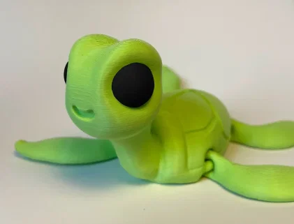 Mô hình rùa con đáng yêu Flexi Baby Turtle in 3D cực xinh - Image 1