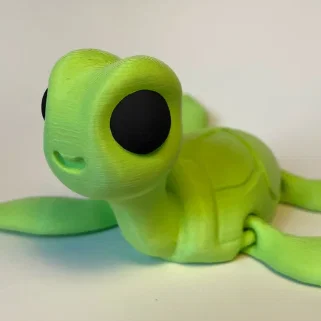 Mô hình rùa con đáng yêu Flexi Baby Turtle in 3D cực xinh