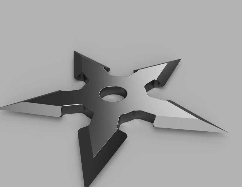 Mô hình phi tiêu Shuriken 5 cánh in 3D - Phụ kiện hóa trang độc đáo - Image 1