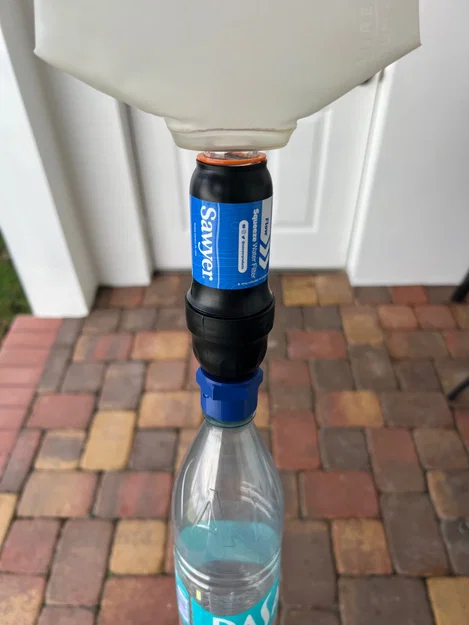 Đầu nối (Coupler/Adapter) BeFree / Sawyer Squeeze Filter sang chai nước 28mm - Image 5