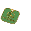 Móc khóa logo John Deere - Phụ kiện in 3D đẹp mắt cho người hâm mộ - Thumbnail 1