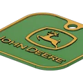 Móc khóa logo John Deere - Phụ kiện in 3D đẹp mắt cho người hâm mộ - Thumbnail 2