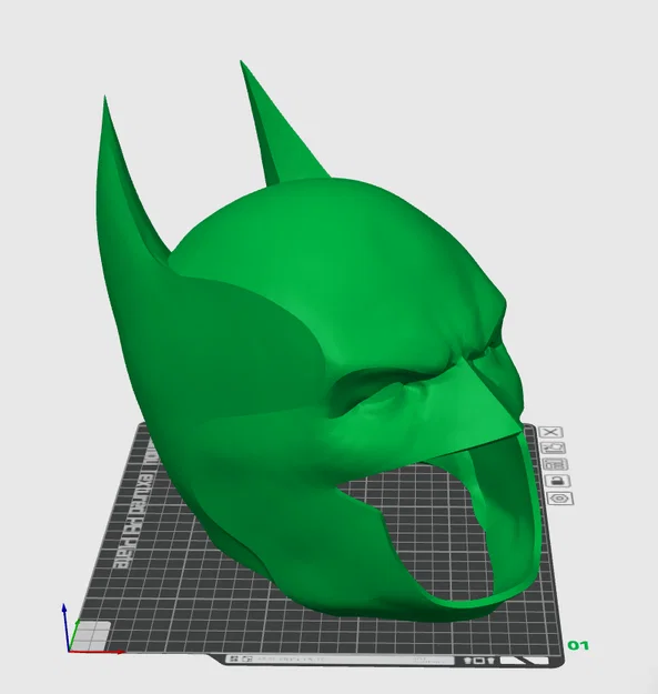 Mô hình mặt nạ Batman Arkham Origins (Cowl) in 3D sắc nét - Image 2
