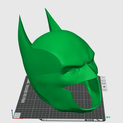 Mô hình mặt nạ Batman Arkham Origins (Cowl) in 3D sắc nét