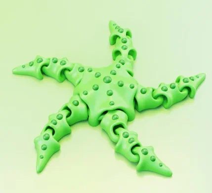 Mô hình sao biển Cute Flexi Starfish chuyển động linh hoạt - Image 1