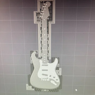 Mô hình đàn Fender Stratocaster mini dành cho Dummy 13