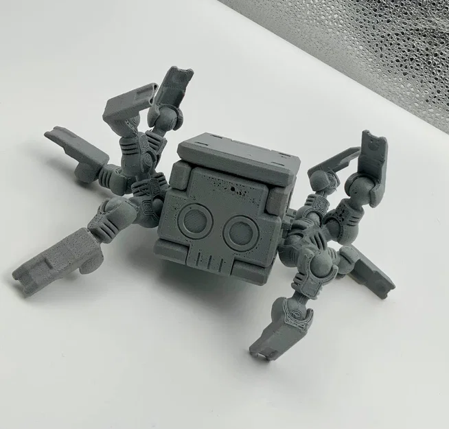 Mô hình robot Little Cube Guy - Cải tiến khớp nối linh hoạt - Image 2