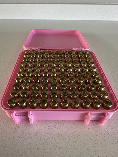 Hộp đựng đạn 9mm in 3D (Ammo Box) - Lưu trữ 100 viên ngăn nắp - Image 1