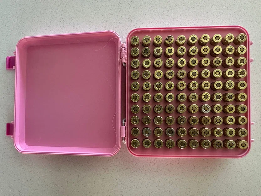Hộp đựng đạn 9mm in 3D (Ammo Box) - Lưu trữ 100 viên ngăn nắp - Image 3