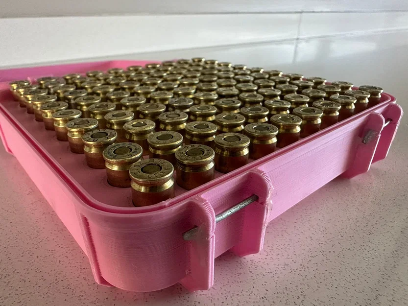 Hộp đựng đạn 9mm in 3D (Ammo Box) - Lưu trữ 100 viên ngăn nắp - Image 5