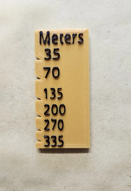 Thước đo nhựa thừa trên cuộn Filament - Image 1