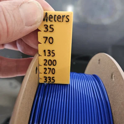 Thước đo nhựa thừa trên cuộn Filament