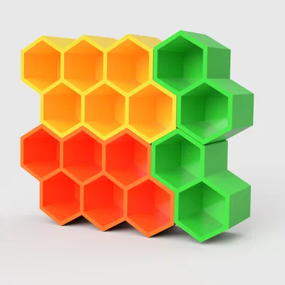 Kệ để gia vị tổ ong (Honeycomb Spice Rack) lắp ghép thông minh