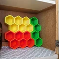 Kệ để gia vị tổ ong (Honeycomb Spice Rack) lắp ghép thông minh - Thumbnail 3