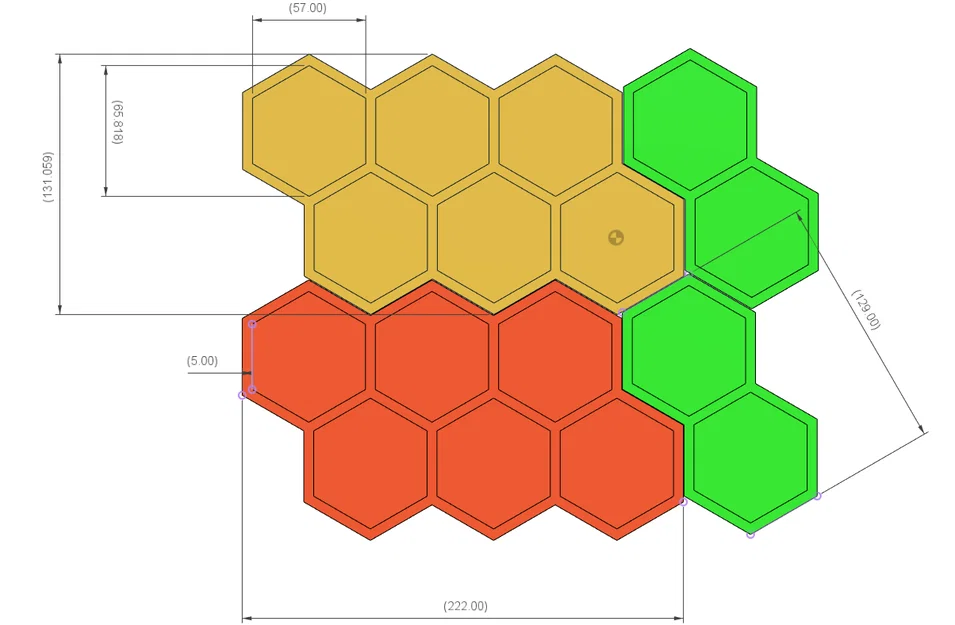 Kệ để gia vị tổ ong (Honeycomb Spice Rack) lắp ghép thông minh - Image 5