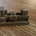 Mô hình máy tiện cơ khí (Manual Lathe) mini để bàn - Thumbnail 2