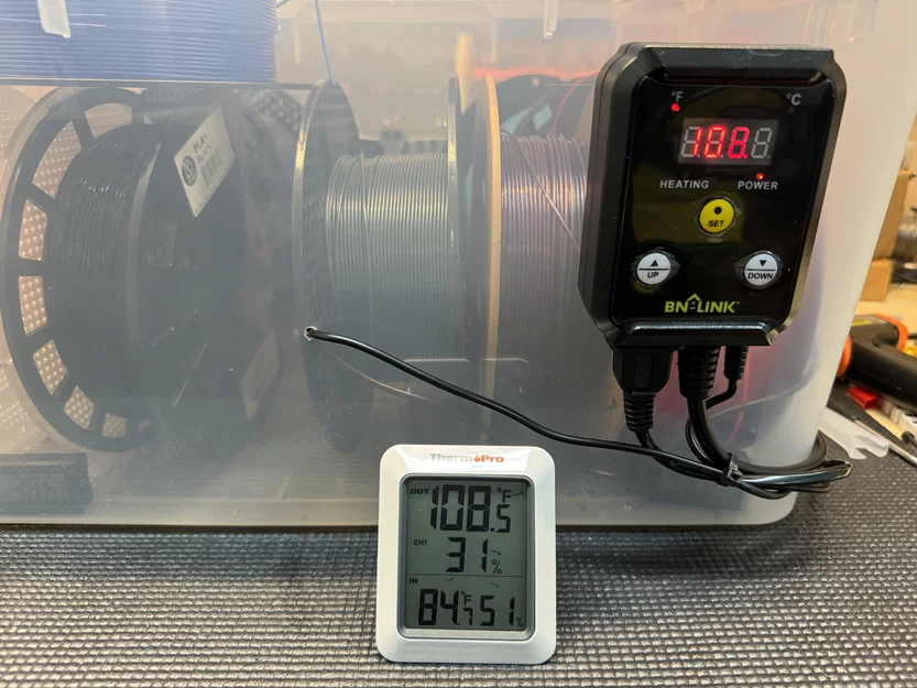 Hộp sấy filament có gia nhiệt (Heated Filament Dryer Box) - Image 18