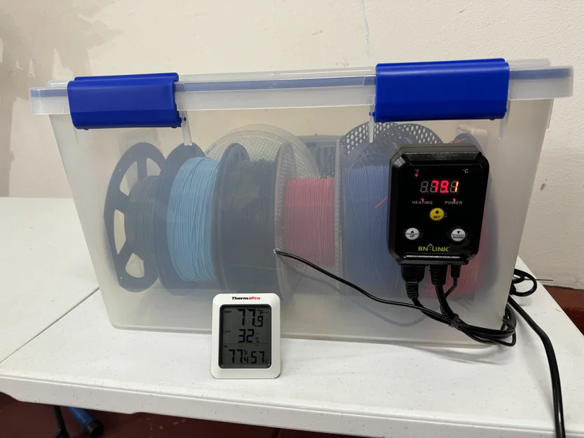 Hộp sấy filament có gia nhiệt (Heated Filament Dryer Box) - Image 19