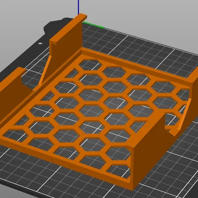 Kẹp đỡ dây cáp dưới gầm bàn cho Flexispot E5 / E7 in 3D