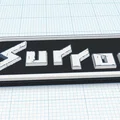 Móc khóa logo Surron - Phụ kiện 3D cho anh em chơi xe điện - Thumbnail 3