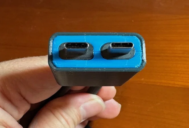 Đầu gộp 2 cáp Thunderbolt 4 cho MacBook Pro (Parametric) - Image 1