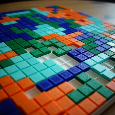 Trò chơi xếp hình Blokus (Blokus puzzle game) – Bộ mô hình tối ưu để 3D print