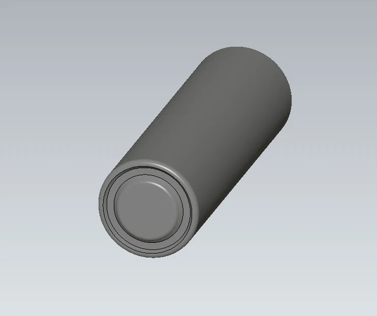 Mô hình 3D pin 21700 - File STL hỗ trợ thiết kế lắp ráp - Image 1