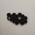 Móc treo chìa khóa gắn tường dạng tổ ong (Honeycomb wall key holder) - Thumbnail 2