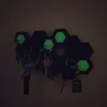 Móc treo chìa khóa gắn tường dạng tổ ong (Honeycomb wall key holder) - Thumbnail 3