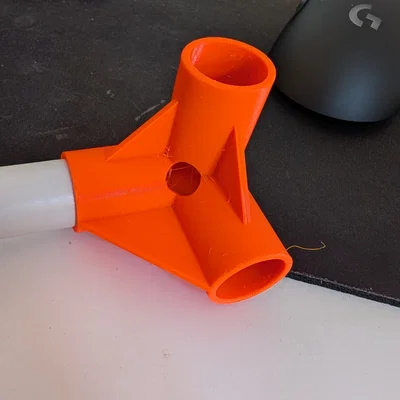 Khớp Nối Ống 3 Hướng Cho Ống 20mm - Thiết Kế Chắc Chắn Không Cần Keo