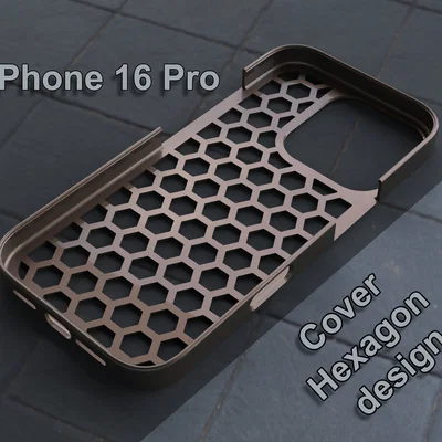 iPhone 16 Pro - Ốp lưng/Case thiết kế Hexagon