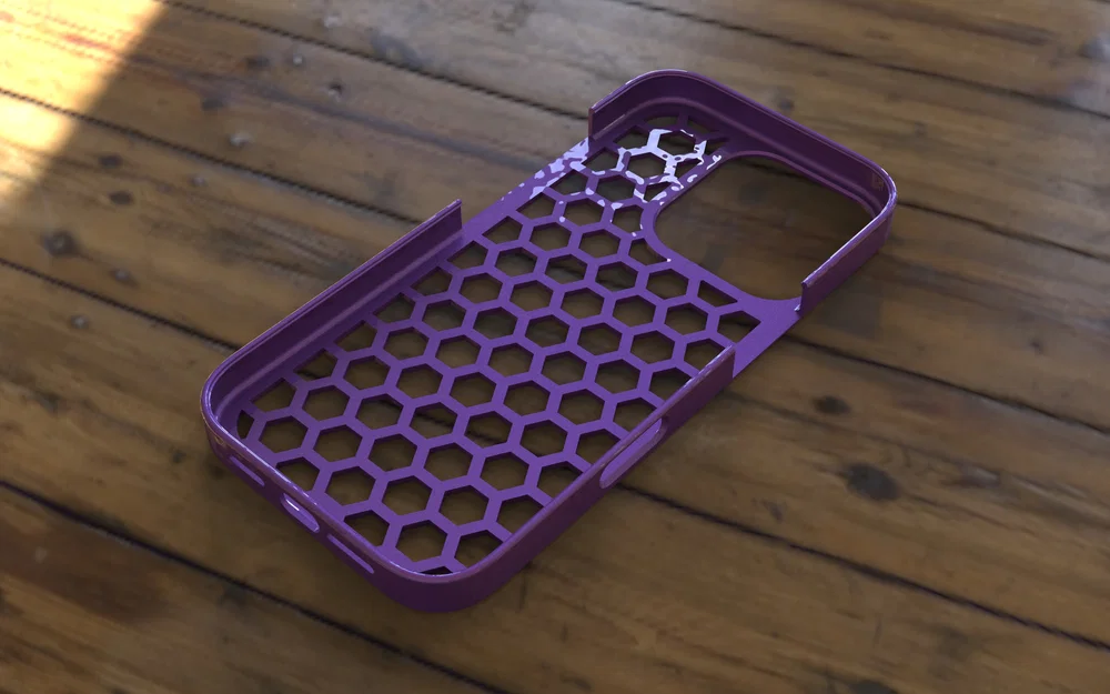 iPhone 16 Pro - Ốp lưng/Case thiết kế Hexagon - Image 9