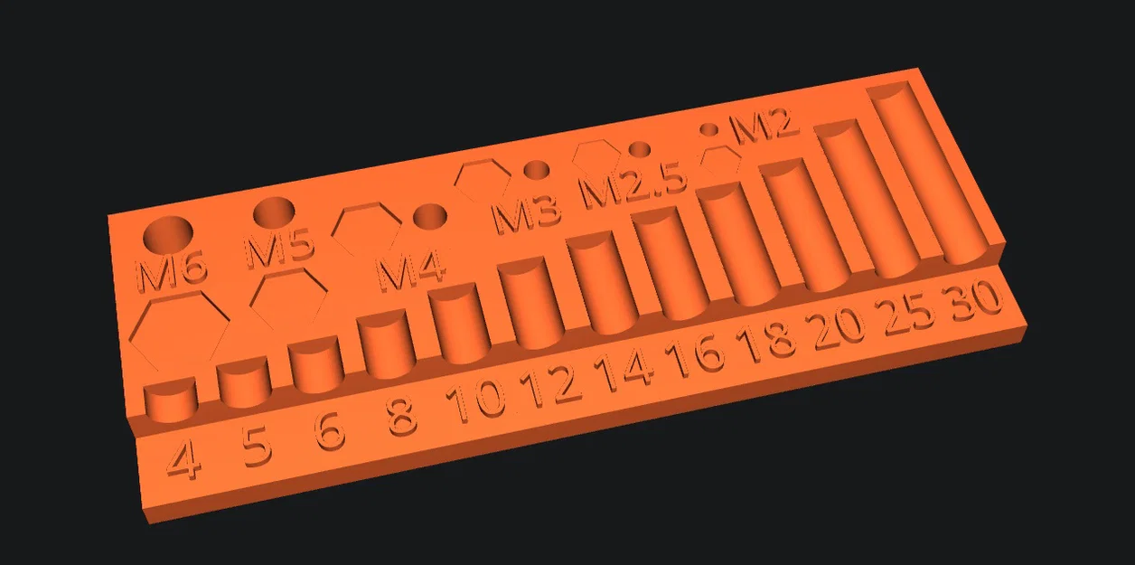 Khay phân loại ốc/vít Easy on the Eyes (Screw/Bolt Sorter Tray) - Image 1