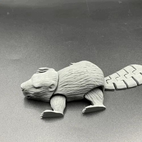 Gia đình Flexy Beaver!!! 4 phiên bản! Print in Place!!! - Image 1