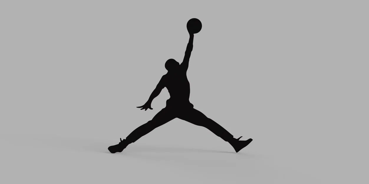Mô hình trang trí tường hình Jumpman Jordan đậm chất bóng rổ - Image 1
