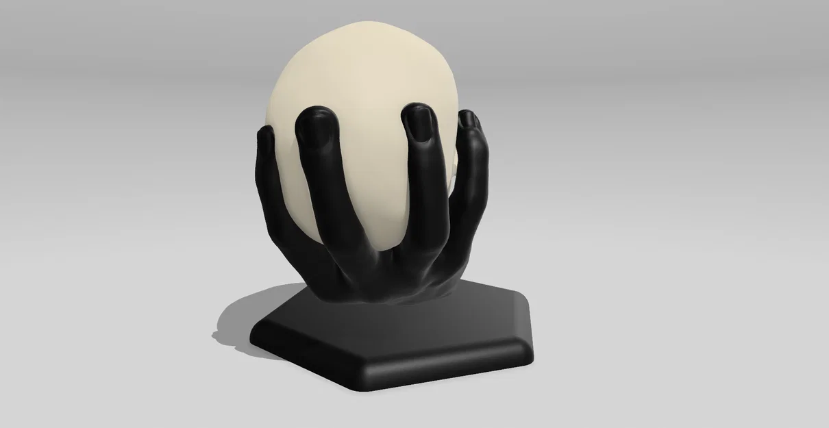 Eternal Embrace: Bộ Đôi Bàn Tay & Đầu Lâu - Image 2